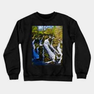 SWALLOW BEFORE YOU CANOE THE FALLS Crewneck Sweatshirt